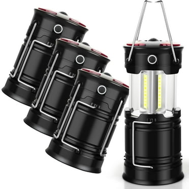 2 Pack Lantern Camping Essentials Light, Aertyole Led Flashlight for Power Outages, Tent Lights for Emergency, Survival Gear and Supplies for Hurricane, Rechargeable and Battery Powered Operated Lamp
