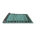 thumbnail image 2 of Ahgly Company Indoor Square Oriental Light Blue Industrial Area Rugs, 8' Square, 2 of 4