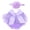 Lavender, variant on Runhomal Infant Baby Girls Tulle Ruffle Bowknot Bloomer Diaper Cover and Flower Headband Black&Orange S