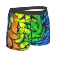 thumbnail image 3 of Kll Multicolored Butterflies Men'S Cotton Boxer Briefs Underwear-Xx-Large, 3 of 9