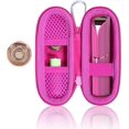 thumbnail image 1 of czcpp-Hard Case and Replacement Head Compatible with Finishing Touch Flawless Facial Hair Remover Electric Face Razor for Women (Pink Crystal Case + Replacement Head), 1 of 4