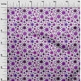 thumbnail image 3 of oneOone Cotton Poplin Twill Purple Fabric Medical Dress Material Fabric Print Fabric By The Yard 56 Inch Wide, 3 of 4