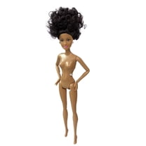 A-Waroom 12 Inch Naked Black Doll African Black Doll Moveable Jointed Body Doll Toys for Girls