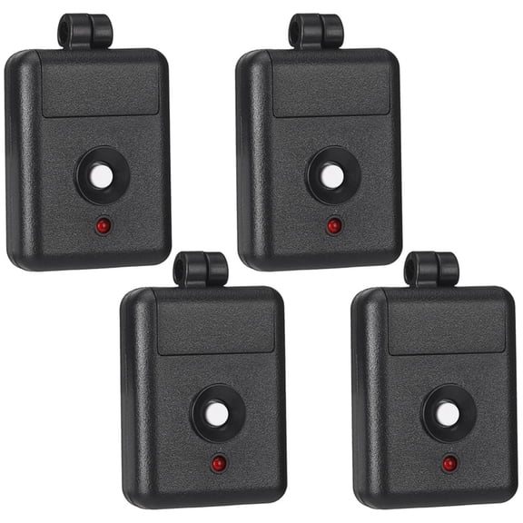 4Pack 1 Channel Keychain Garage Door Remote for Linear DNT00026, -3 310 Mhz 12V Power Miniature Garage Door Opener