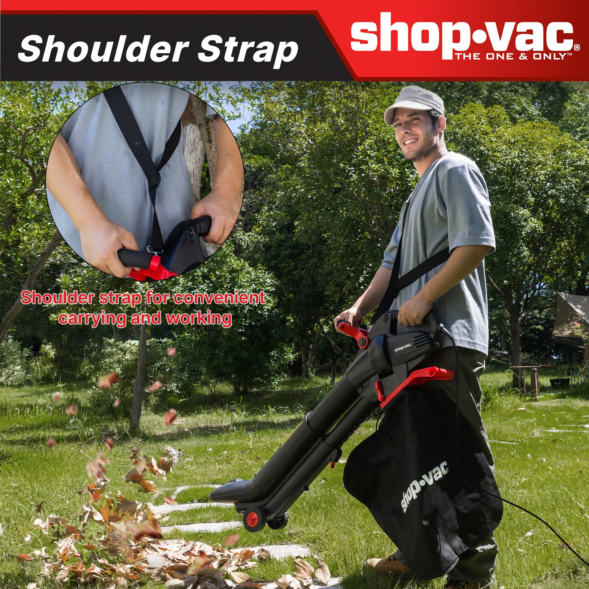 Shop-Vac 3-in-1 Electric Leaf Blower & Mulcher
