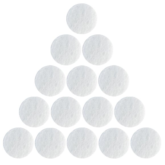 300 Piezas Filtros de Algodón de Microdermoabrasión Filtros de Microdermoabrasión de Repuesto Filtros de Vacío Facial Accesorios Filtro de Esponja para Microdermoabrasión de Succión Comedo Blanco