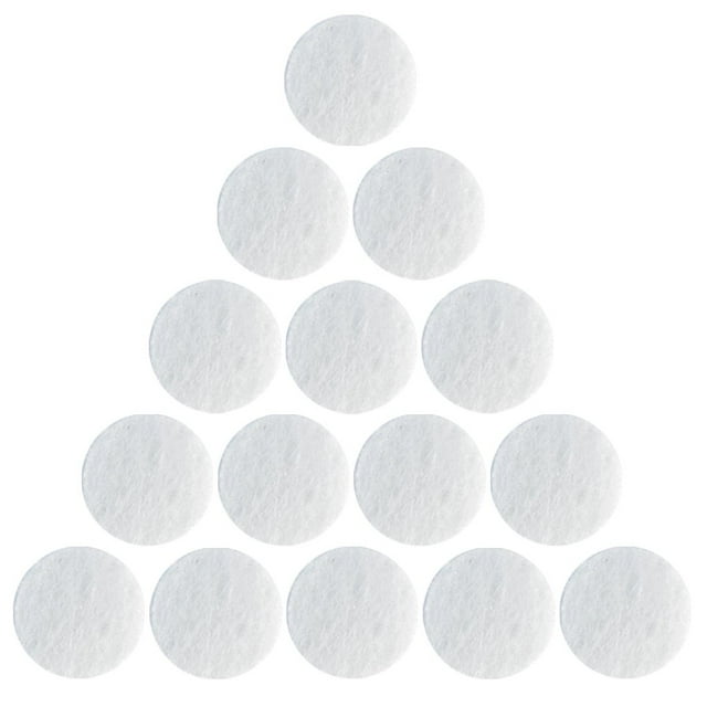 300 Piezas Filtros de Algodón de Microdermoabrasión Filtros de Microdermoabrasión de Repuesto Filtros de Vacío Facial Accesorios Filtro de Esponja para Microdermoabrasión de Succión Comedo Blanco