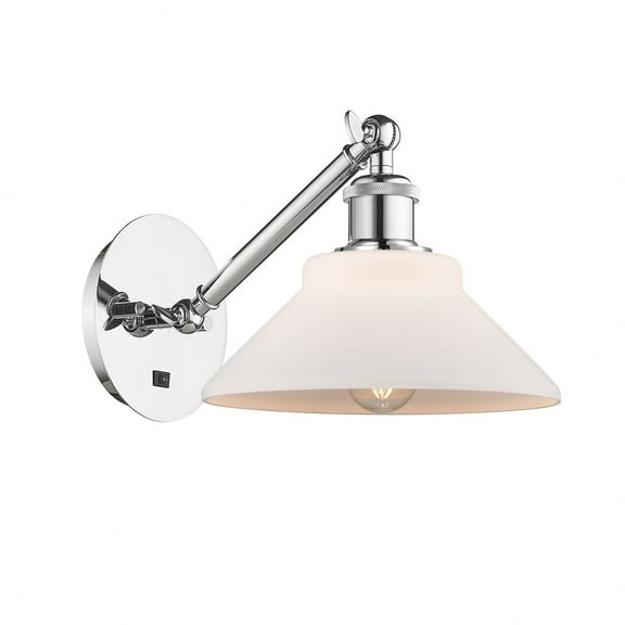 317-1W-PC-G131-LED-Innovations Lighting-Orwell - 1 Light Wall Sconce In Industrial Style-9.38 Inches Tall and 8.38 Inches Wide Polished Chrome Matte