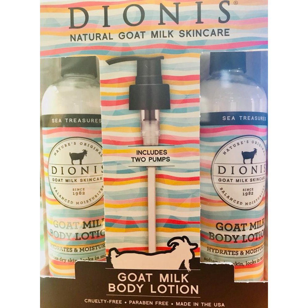 Dionis Natural Goat Milk Body Lotion 2pack of 12 oz each