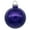 Purple, variant on Vickerman 6" Clear Ball Christmas Ornament with Turquoise Glitter Interior, 4 Pieces per bag