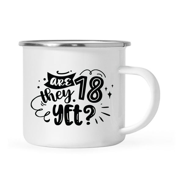 Koyal Wholesale Funny Mother's Day Stainless Steel Campfire Coffee Mug, Are They 18 Yet