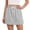 Gray, variant on Big Kids Girls Loose Solid Sports Skort Soft Breathable Drawstring Waist Daily Summer Short Pants 2-14T