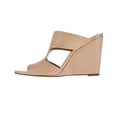 thumbnail image 3 of H by Halston Holly Open Toe Cut Out Leather Mules (12 M US, Nude), 3 of 6