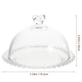 thumbnail image 2 of 1 Set Dessert Dome Cake Protective Cover Glass Food Cover and Glass Tray, 2 of 6