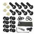 thumbnail image 2 of Baoblaze Plate Screws Set Car Tag Bolts Fastener Caps Plate Fasteners Black, 2 of 7