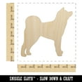 thumbnail image 2 of Japanese Akita Dog Solid Wood Shape Unfinished Piece Cutout Craft DIY Projects - 6.25 Inch Size - 1/4 Inch Thick, 2 of 7