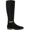 thumbnail image 5 of Sam Edelman Women's Clive Knee High Boot Black Suede Athletic Calf 6M, 5 of 6