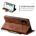 thumbnail image 3 of Dteck Case For Samsung Galaxy Note 10 (6.3 inch), Luxury Magnetic Leather Card Holder Wallet Case Hybrid Protective Stand Shockproof Cover ,Brown, 3 of 5