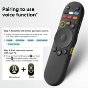 Advanced Voice Recognition Remote Control For SmartTVs Adapt with Multiple Models And Instantly Setup