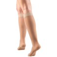 thumbnail image 2 of Women's Stockings, Knee High, Sheer, Diamond Pattern: 15-20 mmHg, Nude, Medium, 2 of 6
