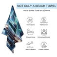 thumbnail image 3 of Ghostbusters Beach Towel Microfiber Soft Absorbent Quick-Dry Bath Towel 130x80cm for Bathroom Shower Guests Pool Swimming Camp Holiday Gym for Kid Adult, 3 of 8