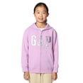 thumbnail image 1 of Sudadera con Capucha para Niñas GAP Logo con Cierre Completo Rosa Floral XL, 1 of 4