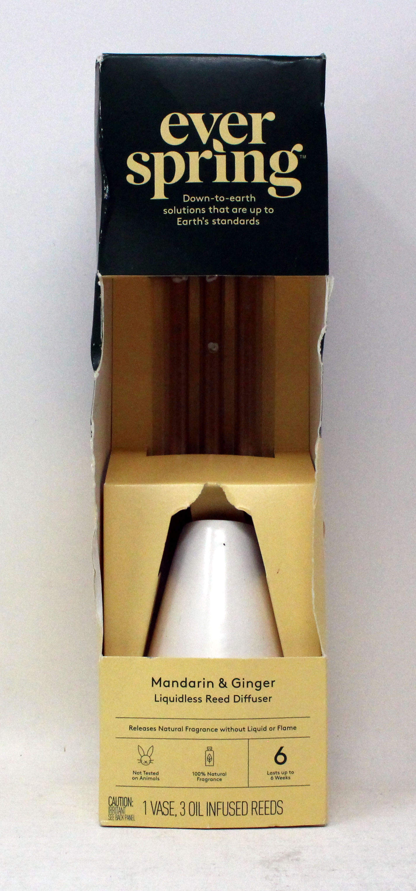 Ever Spring Mandarin & Ginger Liquidless Reed Diffuser