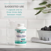 NutriCology Calcium Citrate 150 mg - Calcium Supplement Capsules - Bone & Muscle Support - Highly Absorbable Mineral - Vegetarian - 180 Servings - 180 Capsules