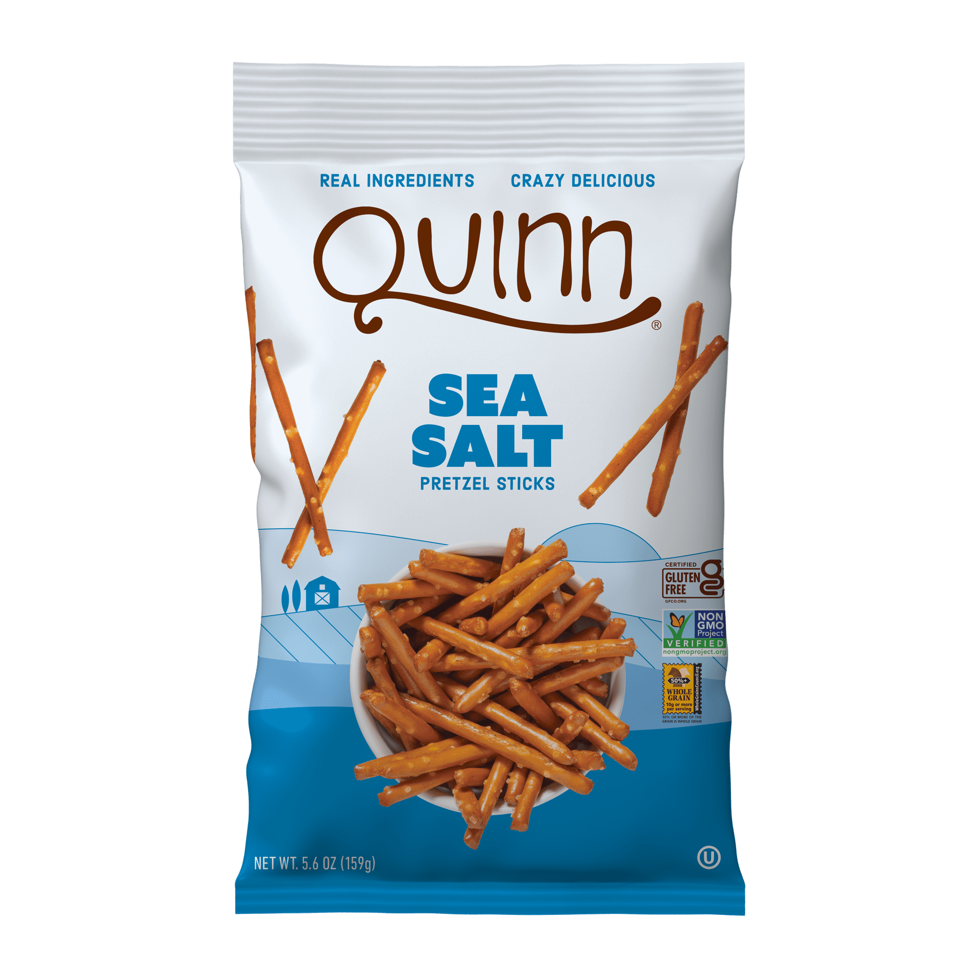 Quinn Gluten-Free Sea Salt Pretzels Sticks 5.6 oz