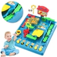 thumbnail image 1 of EGNMCR Children's Kid Water Adventure Puzzle Board Game Toy Exercise Hands And Feet Water park, 1 of 9