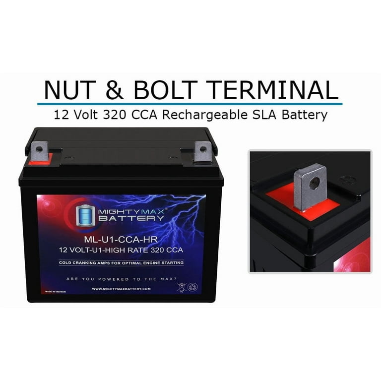 Free Shipping! ML-U1-CCAHR 12V 320CCA Battery for Cub Cadet LTX