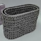 thumbnail image 2 of Cesta Tejida de Almacenamiento,Cesta de Mimbre Impermeable con Asas,Cesta Tejida Organizadora,Cesta de Despensa,Cesta de Almacenamiento de Mimbre C, 2 of 6
