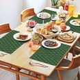 thumbnail image 2 of Green Christmas Tree Pattern Summer Placemats Table Placemats Set Of 4-Linen Kitchen Washable Placemats Table Mats 11.8"x17.7" Non-Slip Heat Resistant, 2 of 6