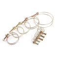 thumbnail image 4 of 10pcs abrazadera de manguera clip ajustable Doble Alambre de agua for manguera rosca del tornillo de la abrazadera de acero inoxidable Tubo Tubo zincado clip del aro, 4 of 6