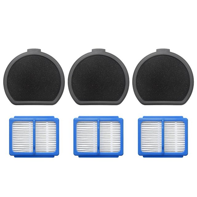 6 filtros HEPA para aspiradora QX9-1-50IB ASKQX9 Piezas de accesorios de repuesto de algodón con filtro