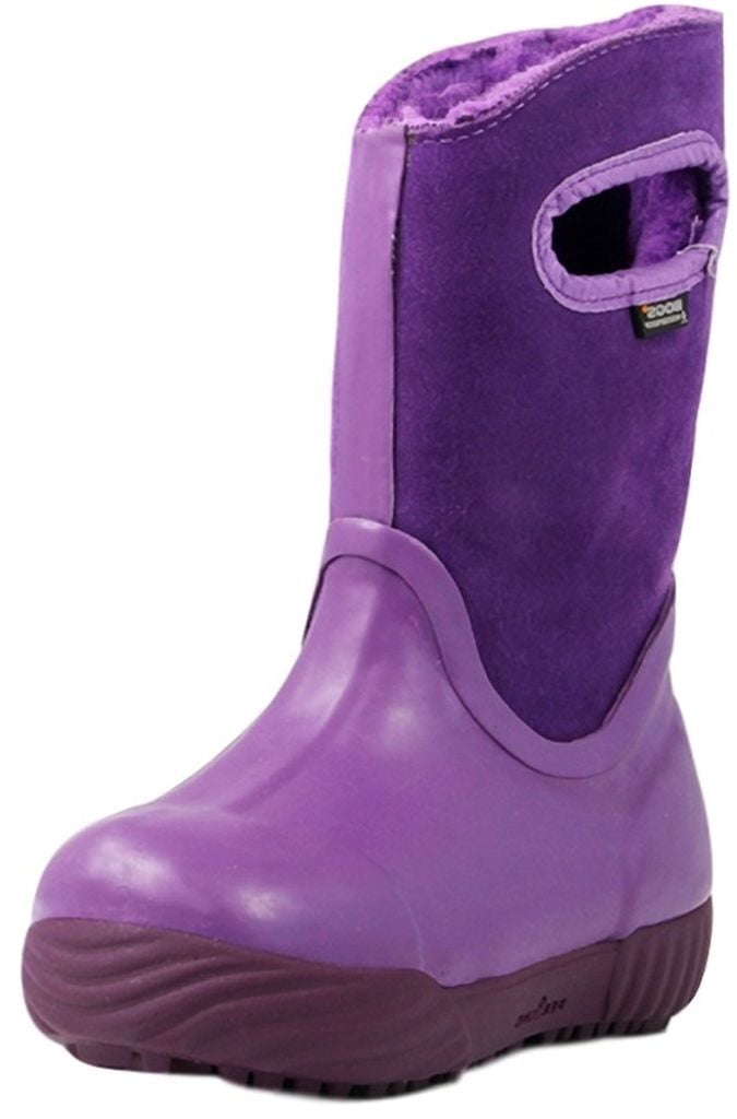 Bogs Boots Girls Kids Prairie Solid Insulated Waterproof Suede 71838 ...