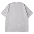 thumbnail image 4 of Pxiakgy t shirts for men Mens Summer Solid Color Fabric Simple Casual T Shirt with Round Neck And Short Sleeves mens t shirts mens tops Dark Grey + XXL, 4 of 4