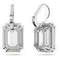 thumbnail image 4 of Pendientes Swarovski Millenia Drop con cristal octagonal transparente, 4 of 6