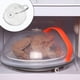 thumbnail image 4 of Naiovety Tapa de comida de plástico con tapa anti-chisporroteo para microondas con mango Repuesto de utensilios de cocina Type4 NO4, 4 of 6