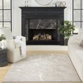 thumbnail image 4 of Nourison 3'11" x 5'11" Splendid Modern Abstract High-Low Indoor Area Rug Mocha Ivory, 4 of 8