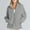 Gray winter coats for women, variant on Usmixi 2025 Winter Womens Sweatshirt Coats Sweatshirts Jackets for Women Sports Loose Casual Solid Open Front Zipper Coats Winter Soft Long Sleeve Stand Neck Outwear with Pocket