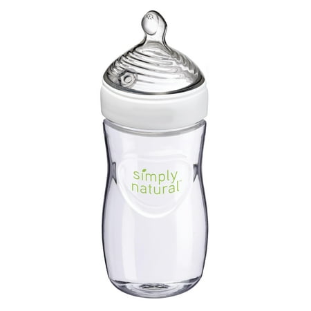 NUK Simply Natural Baby Bottle, 9 oz