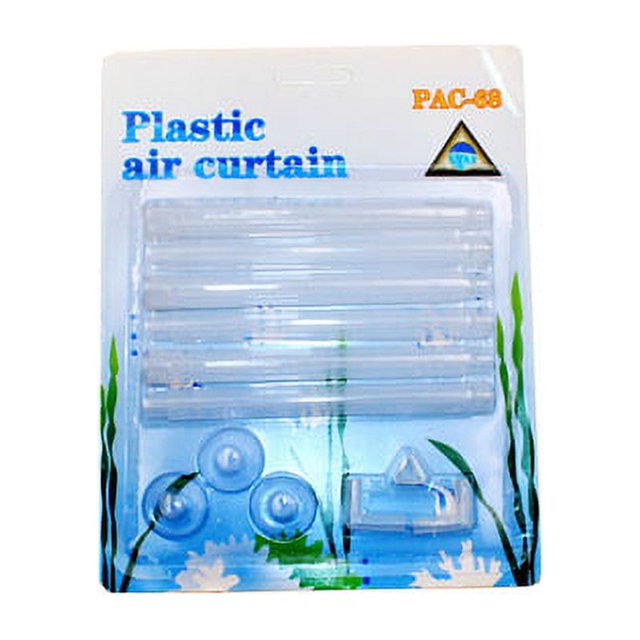 Ensemble de Rideaux d'Air en Plastique Aquarium Bandes à Bulles Aquarium Évent d'Air Bar à Bulles Libérer Diffuseur Kit