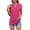 Hot Pink, variant on Tiqkatyck Tank Tops for Women Trendy Women's 2025 Spring and Summer New Solid Color V Neck Button Sleeveless Chiffon Vest Women's Vest Sleeveless Tunic Tops Summer Tops for Women Black L