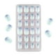 thumbnail image 1 of 1 juego de uñas postizas para niños - 24 piezas estilo adhesivo degradado azul cebolla rosa para niños, 1 of 5
