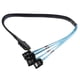thumbnail image 2 of Cable de alimentación Mini Sas 36p Sff 8087 a 4 objetivos de 7 pines y 90 pines 0.5M, 2 of 9