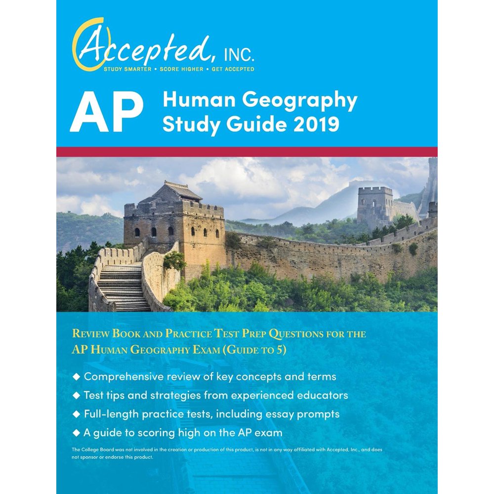 AP Human Geography Study Guide 2019 Review Book and Practice Test