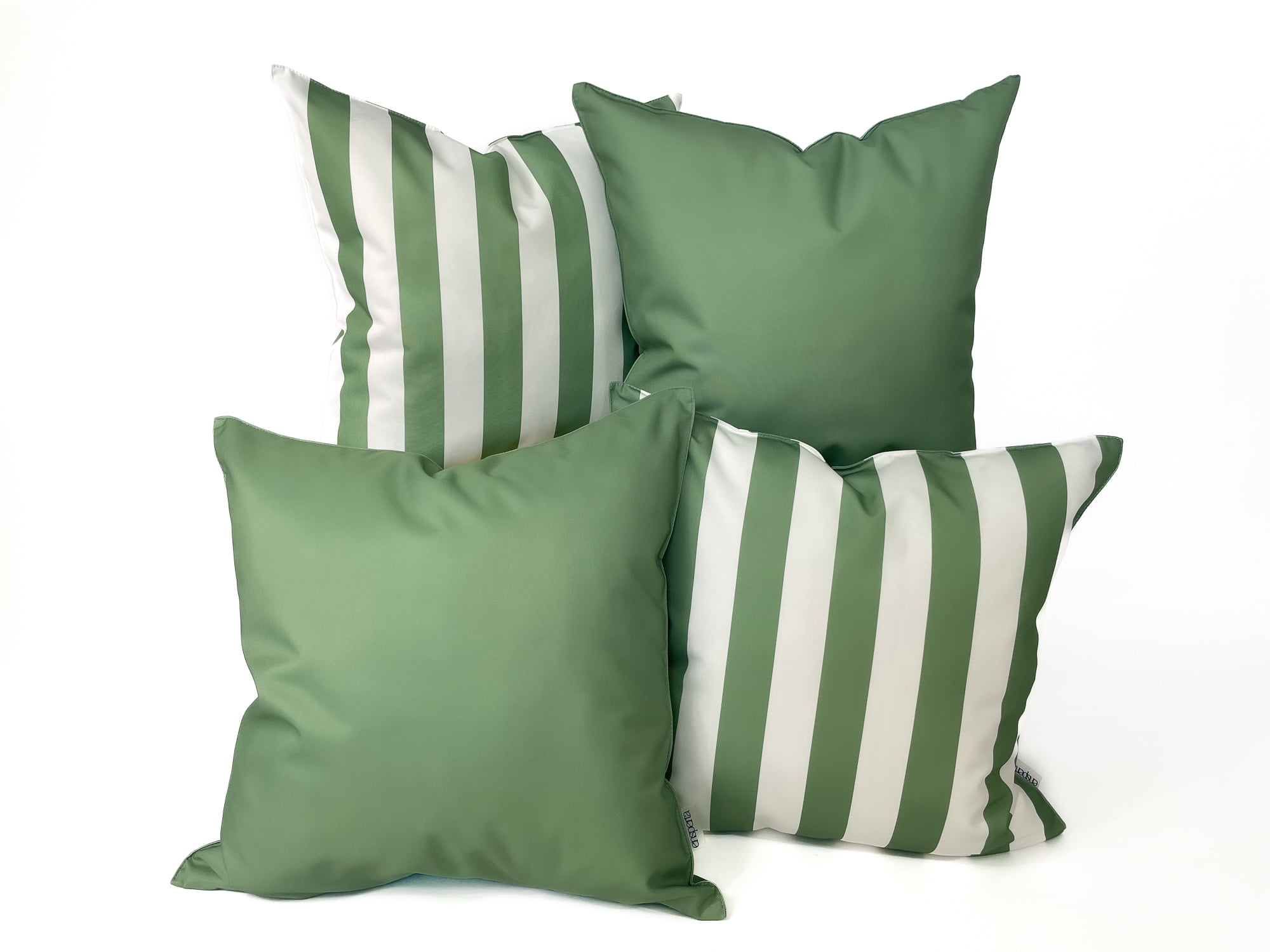 Ensperta Pack of 2 Outdoor Waterproof Throw Pillow Cover