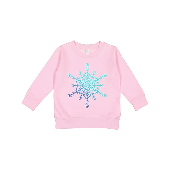 Inktastic Christmas Blue Ice Snowflake Toddler Sweatshirt