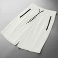 thumbnail image 6 of VSSSJ Mens Running Shorts Elastic Waistband Drawstring Zipper Pockets Breathable Quick Dry Summer Sports Workout Gym Athletic Short Pants White XXL, 6 of 6